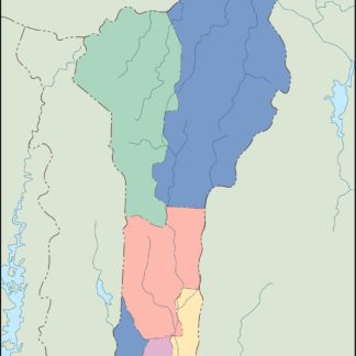 benin vector mapa