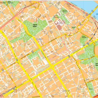Warsaw Vector EPS Mapa vectorial